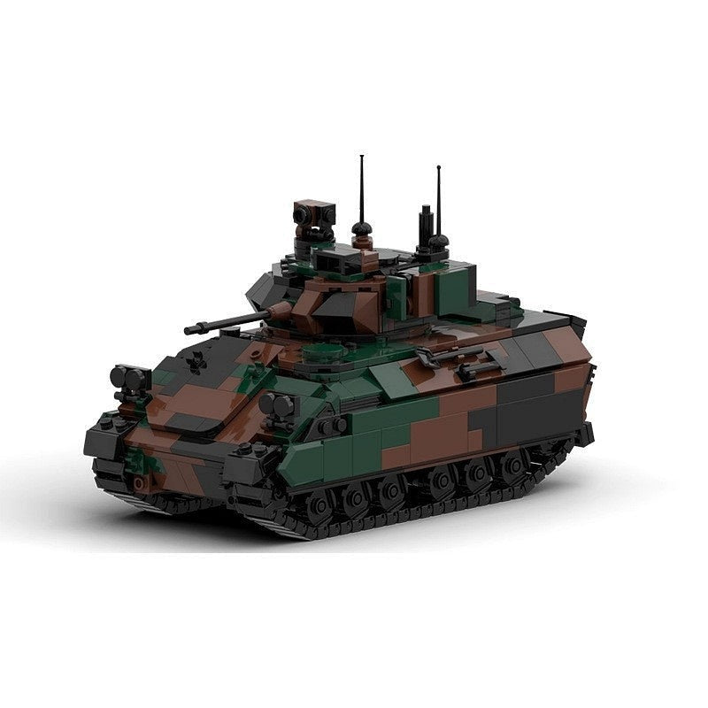 M3A3 Bradley IFV MOC Building Kit | Military Armored Vehicle Model - 2