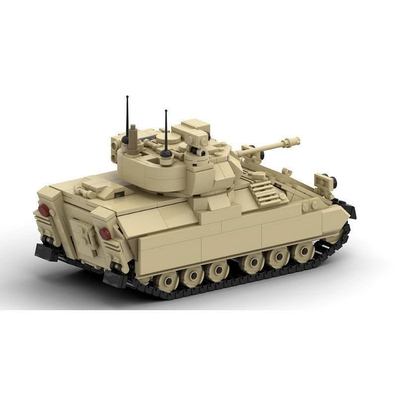 M3A3 Bradley IFV MOC Building Kit | Military Armored Vehicle Model - 6