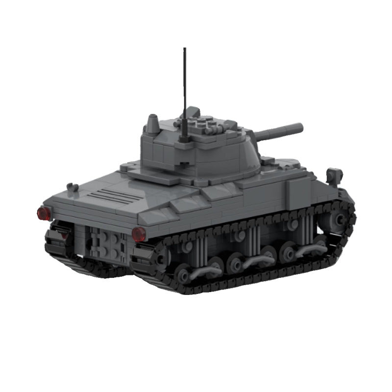 M4 Sherman Tank Building Kit | LEGO-Compatible MOC - 1