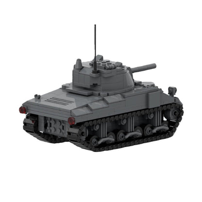 M4 Sherman Tank Building Kit | LEGO-Compatible MOC - 1