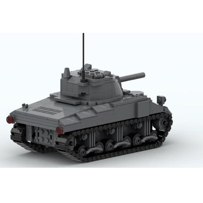 M4 Sherman Tank Building Kit | LEGO-Compatible MOC - 2