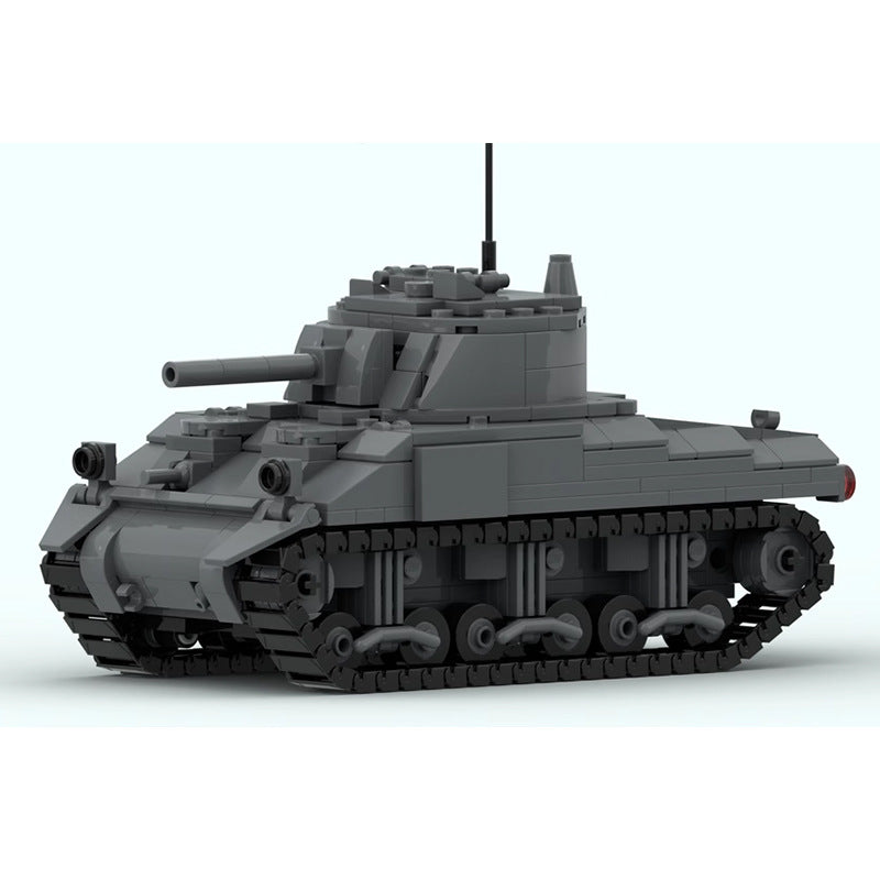 M4 Sherman Tank Building Kit | LEGO-Compatible MOC - 3