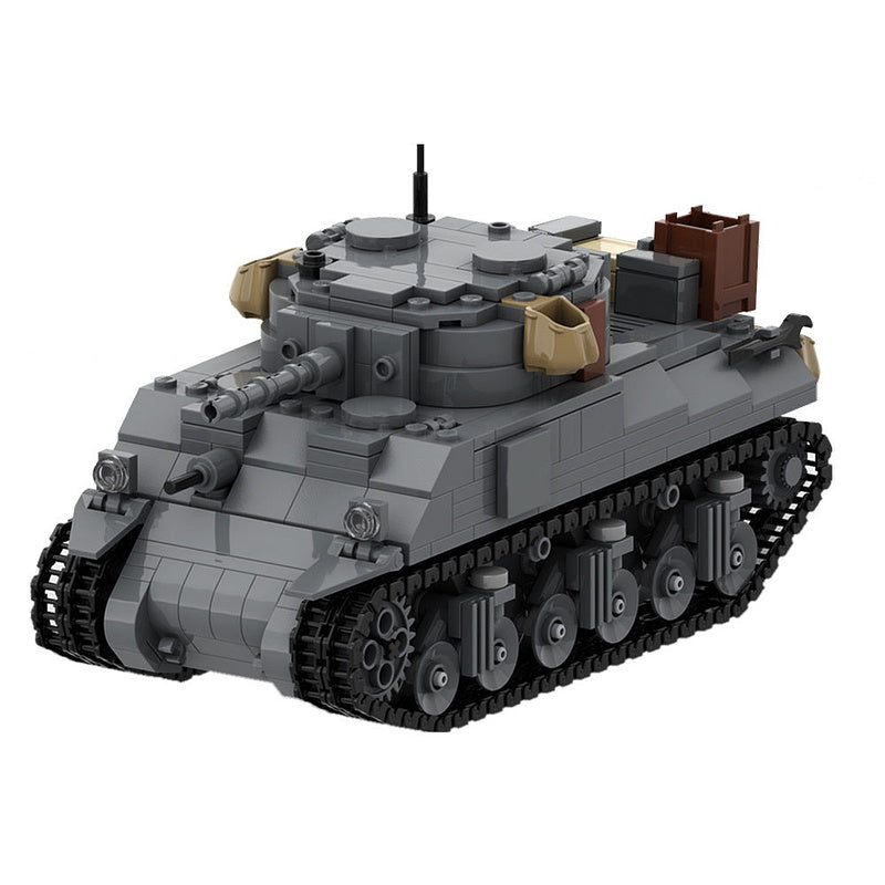 M4 Sherman WWII Medium Tank MOC Building Kit – Military Display Model - 1