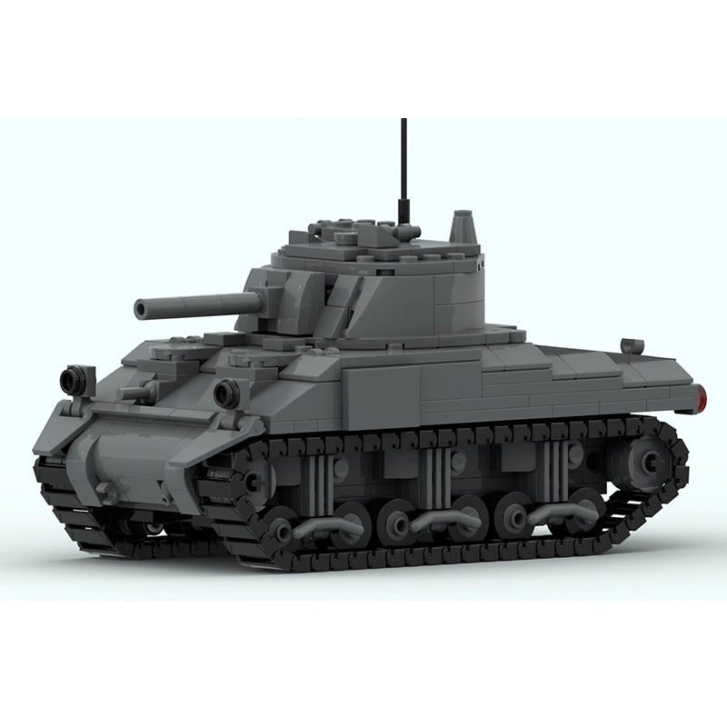 M4 Sherman WWII Tank MOC Building Kit for Military Model Collectors - 3