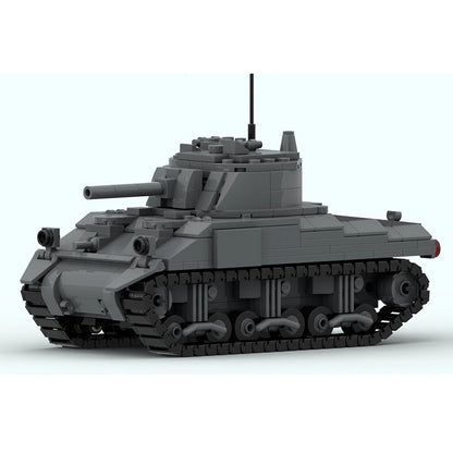 M4 Sherman WWII Tank MOC Building Kit for Military Model Collectors - 3