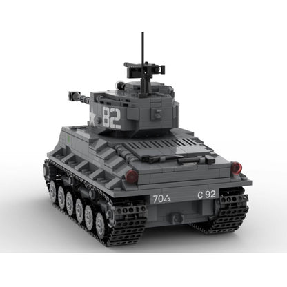 M4A3E8 (76)W HVSS Tank Building Kit | LEGO-Compatible MOC - 4