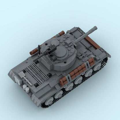 M4A3E8 Sherman Crab & T34 Calliope WWII Tank MOC Building Kit - 5