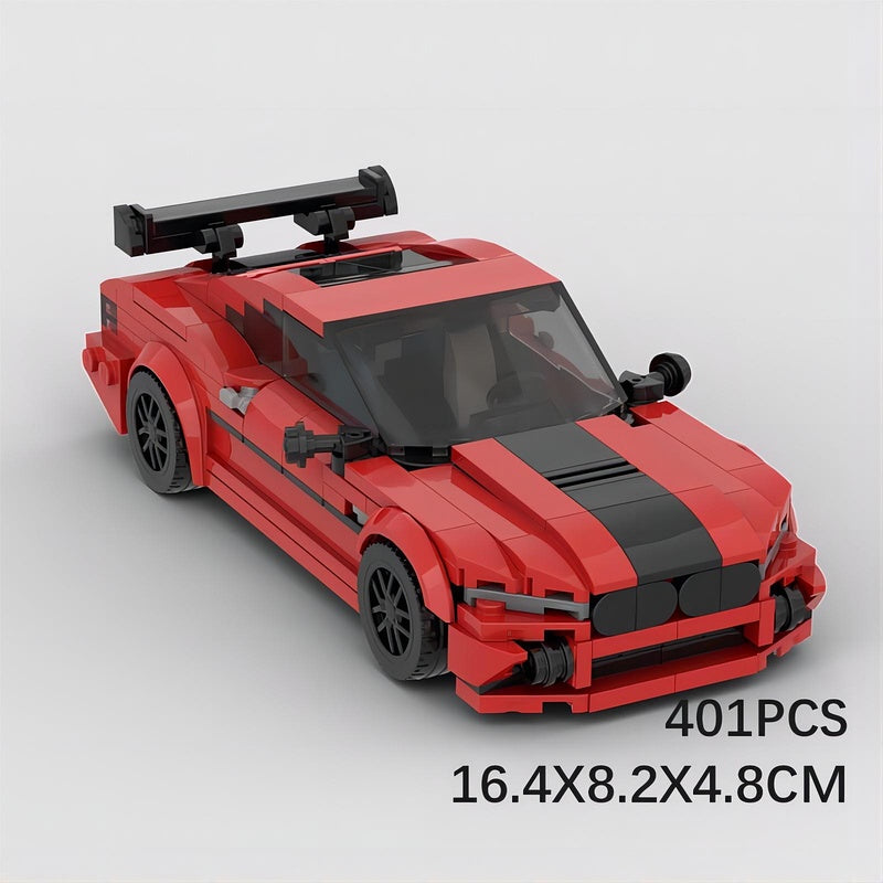 M8 Coupe Sports Car Racing Building Kit | LEGO-Compatible MOC - 6