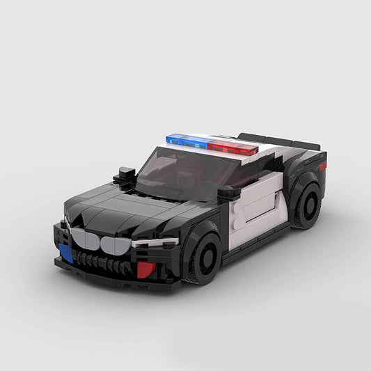 M8 Sports Police Pursuit Vehicle Building Kit | LEGO-Compatible MOC - 1