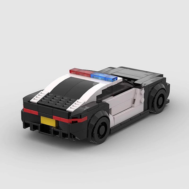 M8 Sports Police Pursuit Vehicle MOC Building Kit | Futuristic Car Model - 4