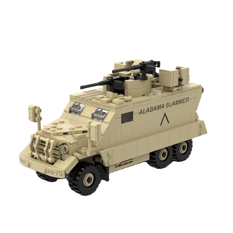 M818 Gun-Truck Building Kit | Alabama Slammer | LEGO-Compatible MOC - 1