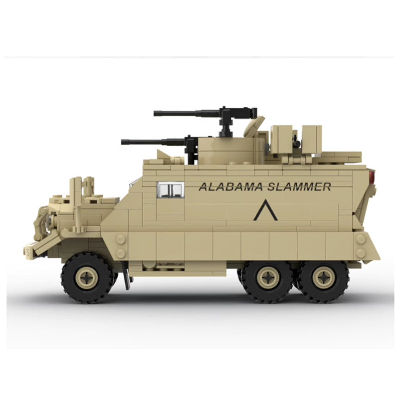M818 Gun-Truck Building Kit | Alabama Slammer | LEGO-Compatible MOC - 5