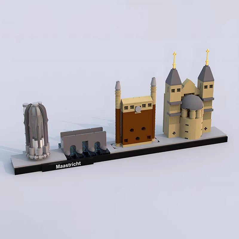 Maastricht Skyline MOC Architecture Building Kit - 2