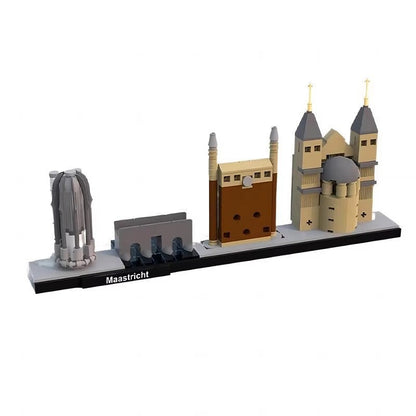 Maastricht Skyline MOC Architecture Building Kit - 3