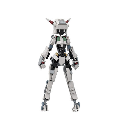 Machine Girl Mecha MOC Building Kit | Futuristic Robot Character Model - 1