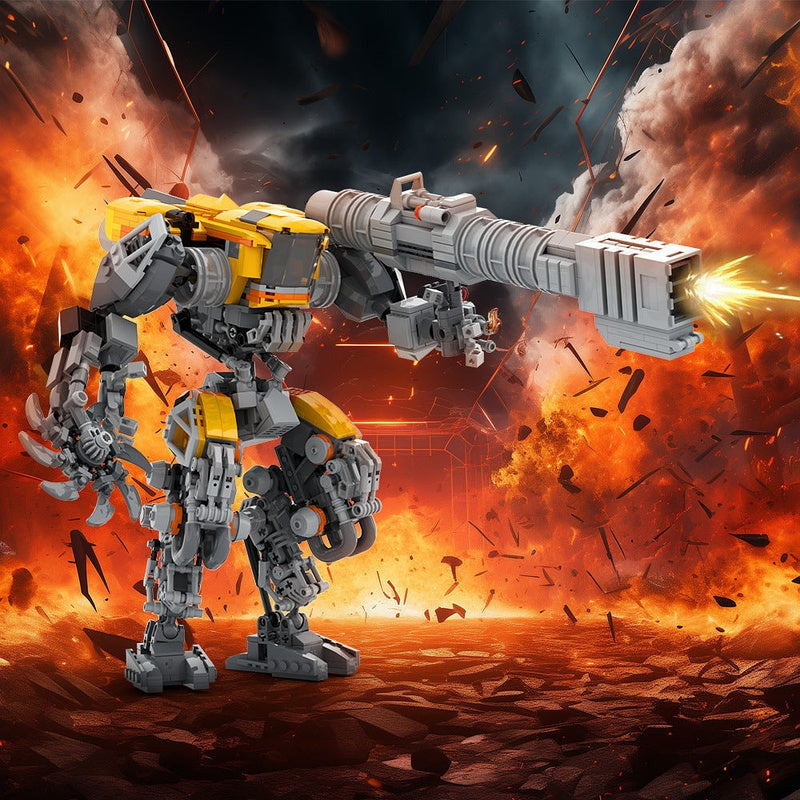 MAD STOMP XT BEE-STUNG Mecha MOC Building Kit | Robot Figure Model - 3