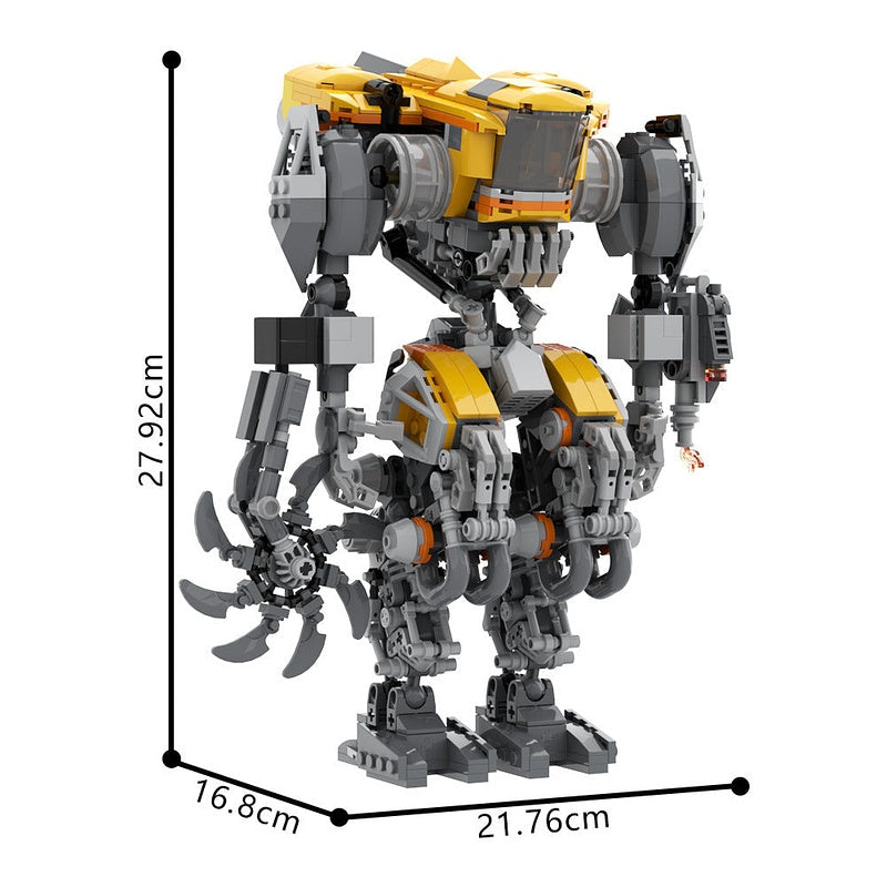MAD STOMP XT BEE-STUNG Mecha MOC Building Kit | Robot Figure Model - 5