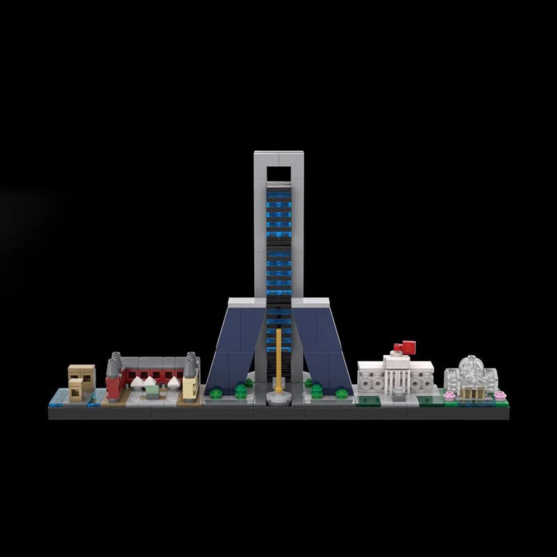 Madrid Skyline Building Kit | LEGO-Compatible MOC - 2