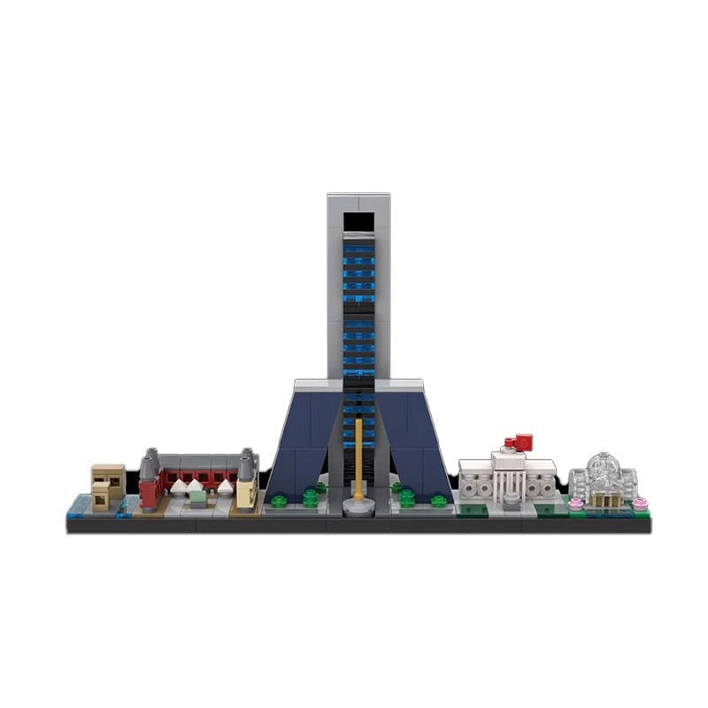 Madrid Skyline MOC Architecture Building Kit - 4