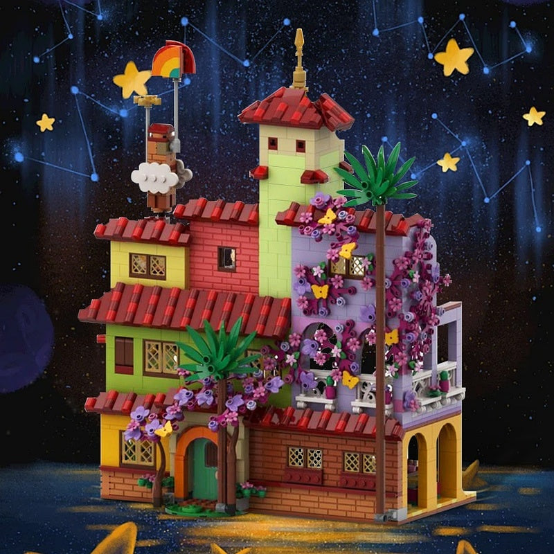 Magical Family Mountain House MOC Building Kit | Fantasy Home Model - 3