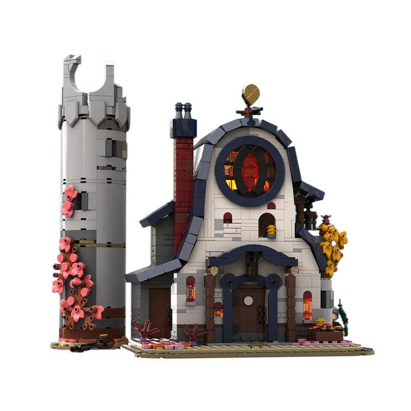 Magical Owl Witch House Building Kit | LEGO-Compatible MOC - 4