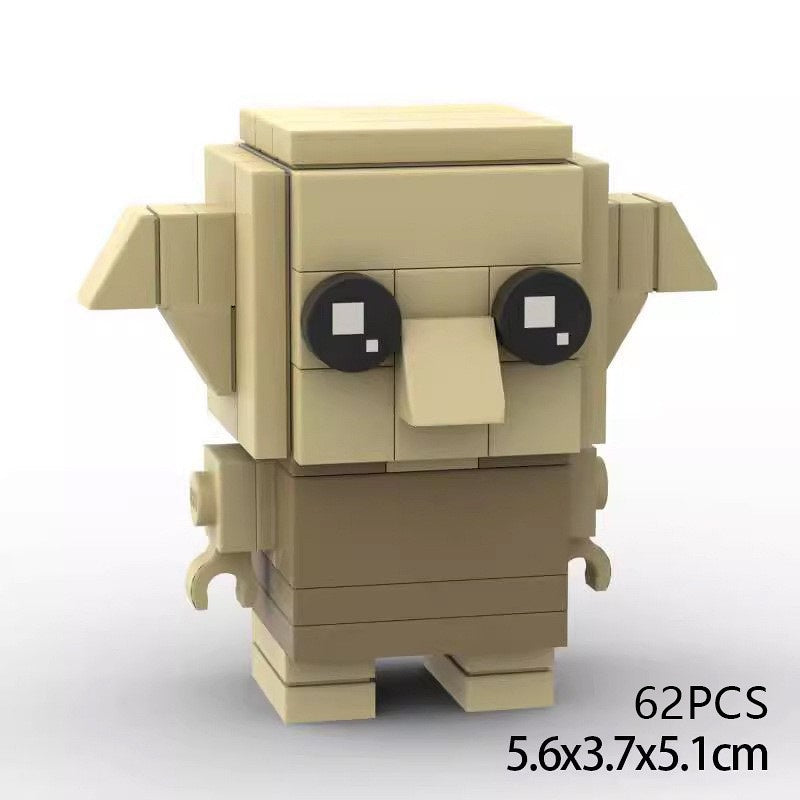 Magical School Wizard Brickheadz Building Kit | LEGO-Compatible MOC - 10
