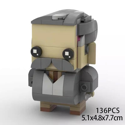 Magical School Wizard Brickheadz Building Kit | LEGO-Compatible MOC - 16