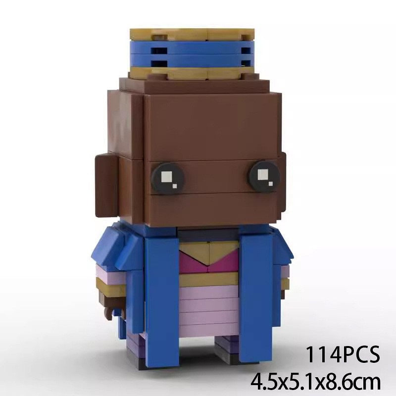 Magical School Wizard Brickheadz Building Kit | LEGO-Compatible MOC - 25