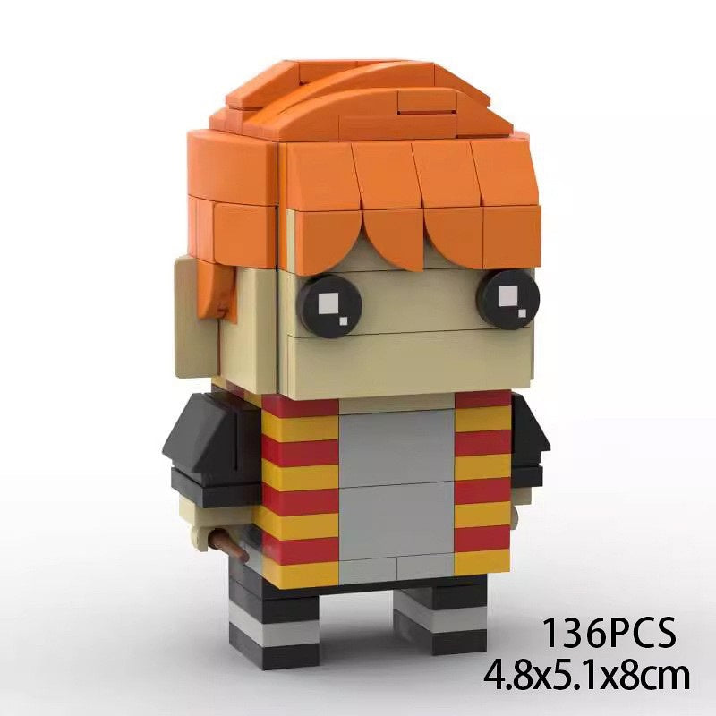 Magical School Wizard Brickheadz Building Kit | LEGO-Compatible MOC - 32