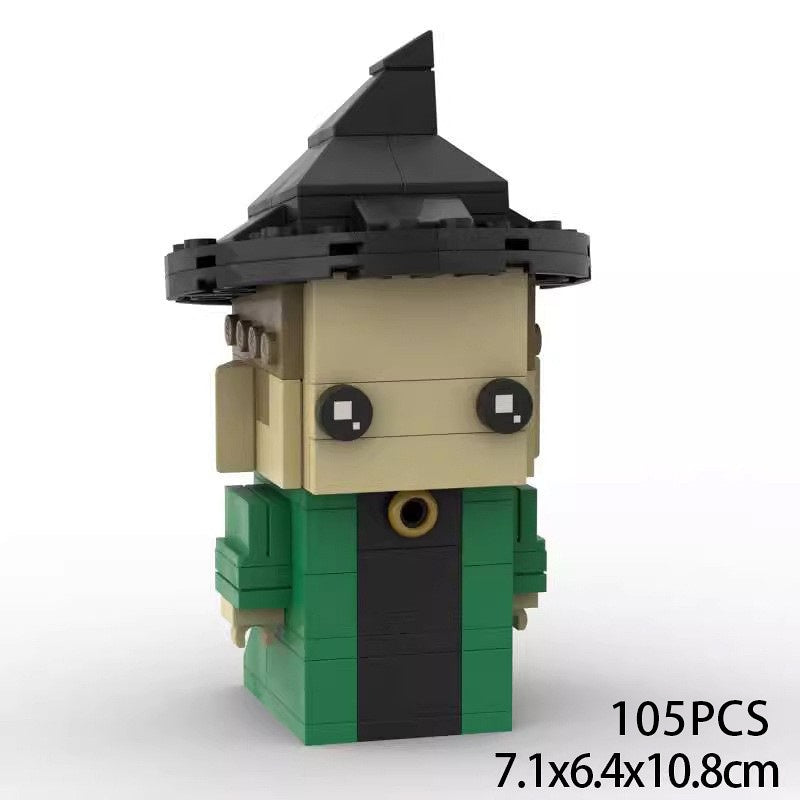 Magical School Wizard Brickheadz Building Kit | LEGO-Compatible MOC - 37