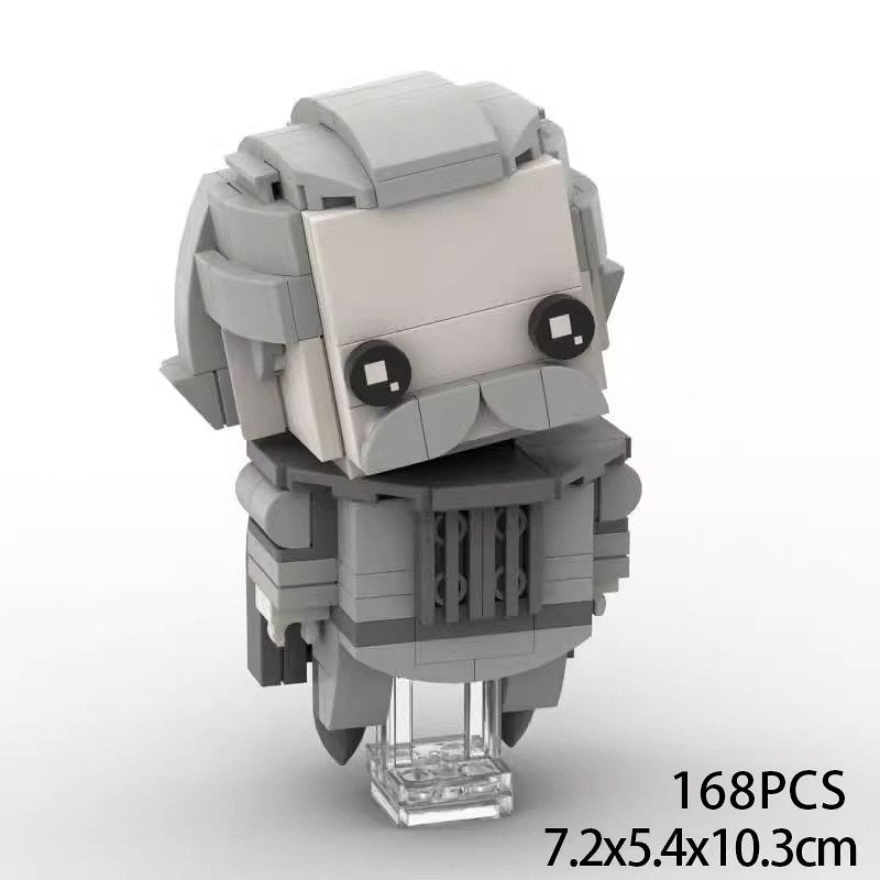 Magical School Wizard Brickheadz Building Kit | LEGO-Compatible MOC - 38