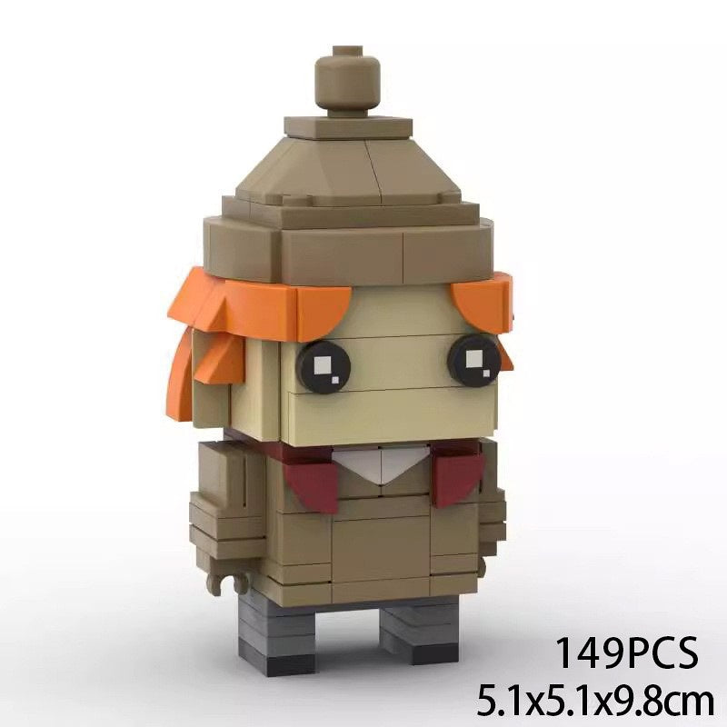 Magical School Wizard Brickheadz Building Kit | LEGO-Compatible MOC - 45