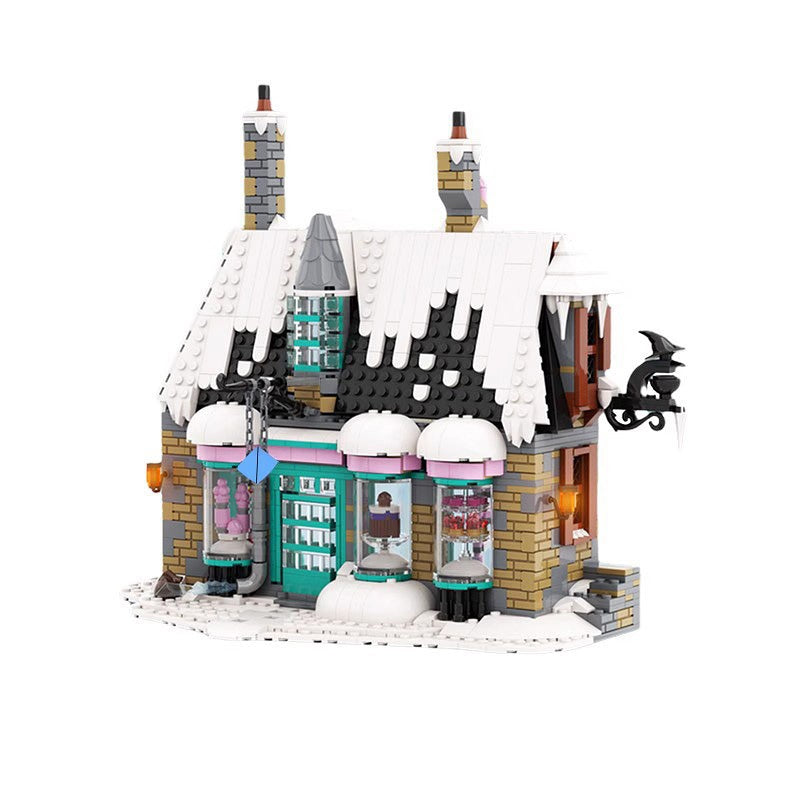 Magical Wizard Village Sweet Shop Building Kit | Compatible MOC - 2