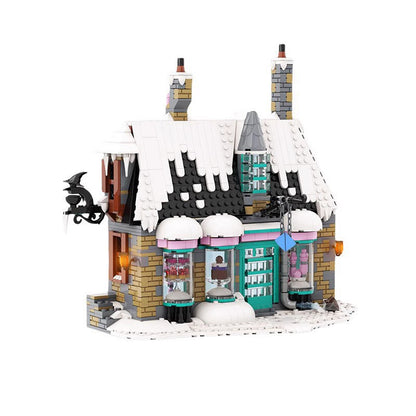 Magical Wizard Village Sweet Shop Building Kit | LEGO-Compatible MOC - 1