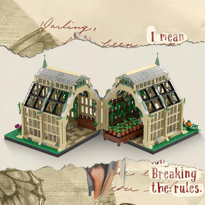 Magical Wizarding School Greenhouse Building Kit | Compatible MOC - 2