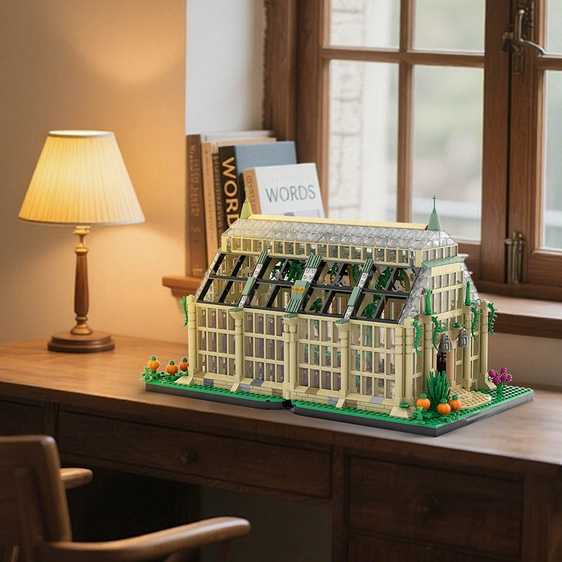 Magical Wizarding School Greenhouse Building Kit | Compatible MOC - 3