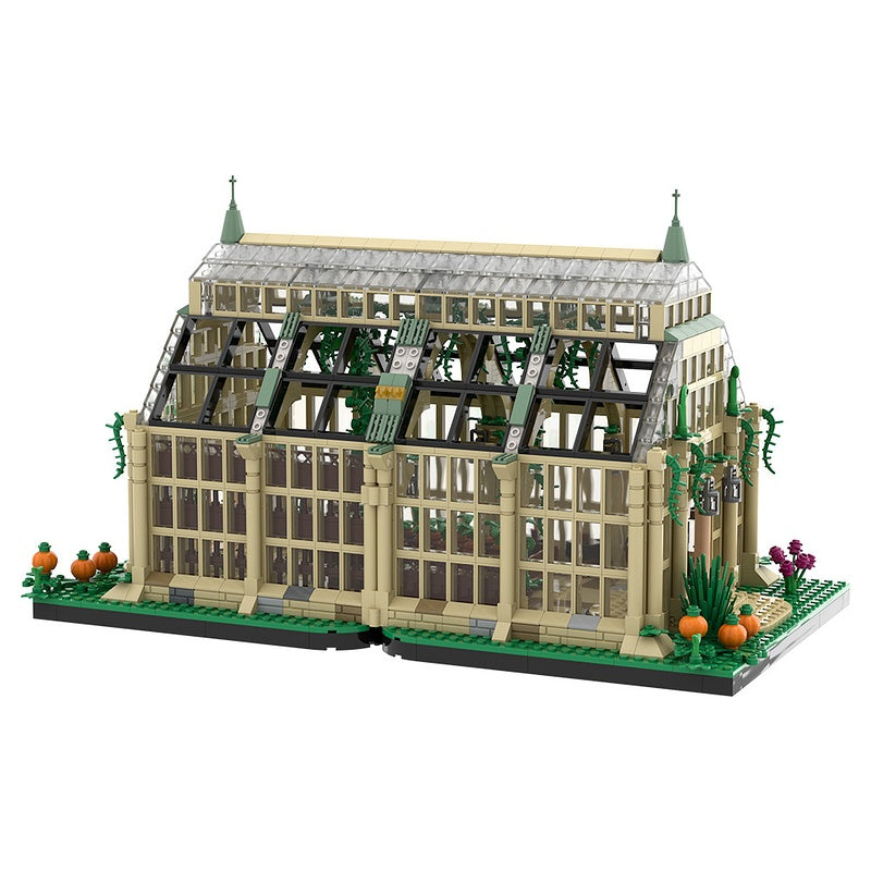 Magical Wizarding School Greenhouse Building Kit | Compatible MOC - 4