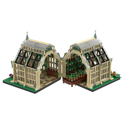 Magical Wizarding School Greenhouse Building Kit | Compatible MOC - 8