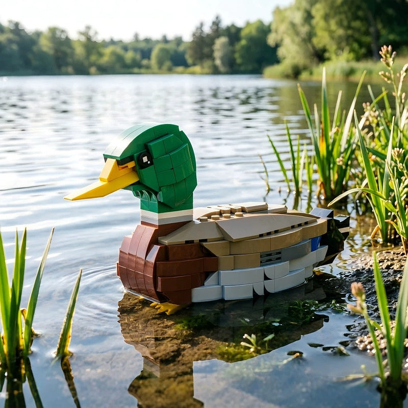 Mallard Duck MOC Building Kit | Bird Animal Model - 1