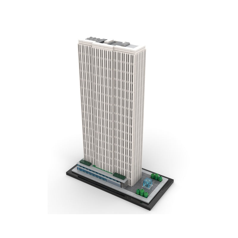 Manhattan 767 Fifth Avenue Tower 1:800 MOC Skyscraper Building Kit - 3