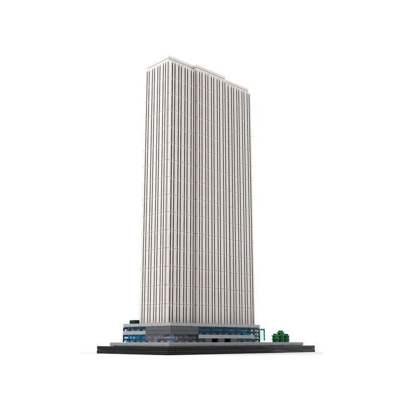 Manhattan 767 Fifth Avenue Tower 1:800 MOC Skyscraper Building Kit - 4