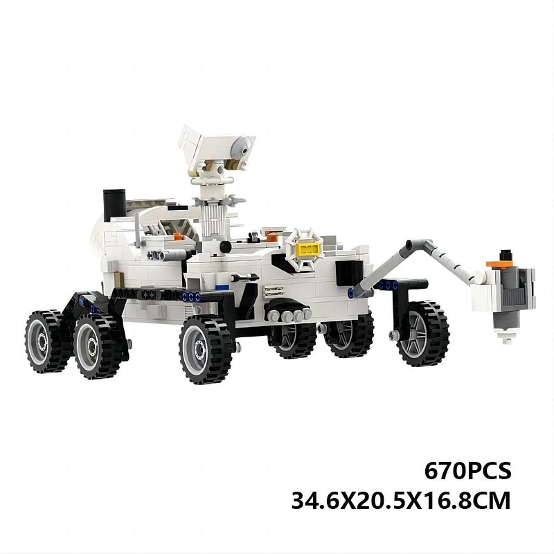 Mars Exploration Perseverance Rover Building Kit | LEGO-Compatible MOC - 3