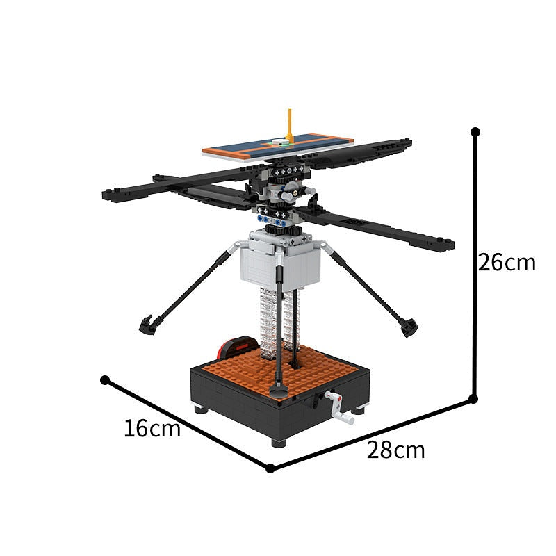 Mars Helicopter Ingenuity MOC Building Kit | Space Exploration Model - 3