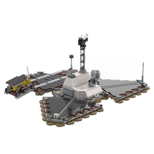 Mars Lander Pathfinder and Sojourner Building Kit | 1:9 Scale | LEGO-Compatible MOC - 1