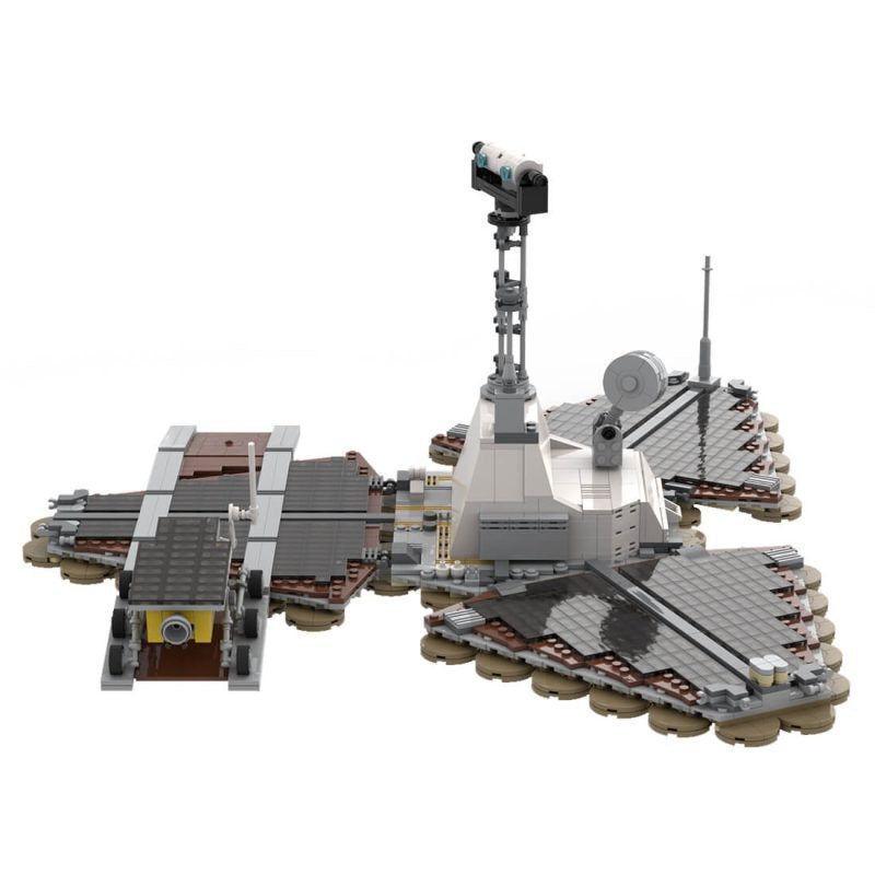 Mars Lander Pathfinder and Sojourner Building Kit | 1:9 Scale | LEGO-Compatible MOC - 2