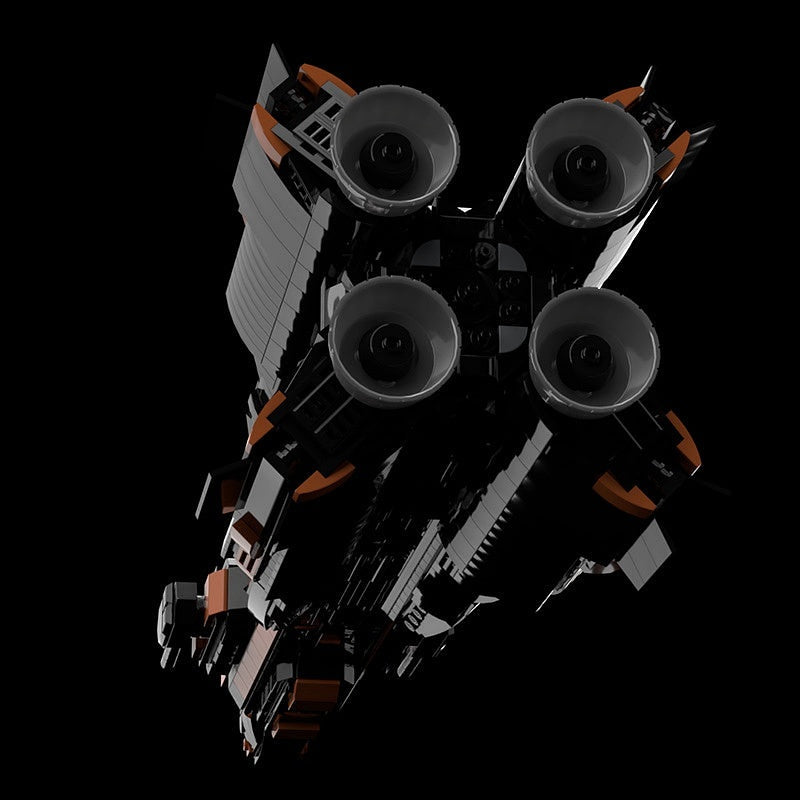 Martian Capital Ship Dreadnought MOC Building Kit | 1:900 Scale - 3