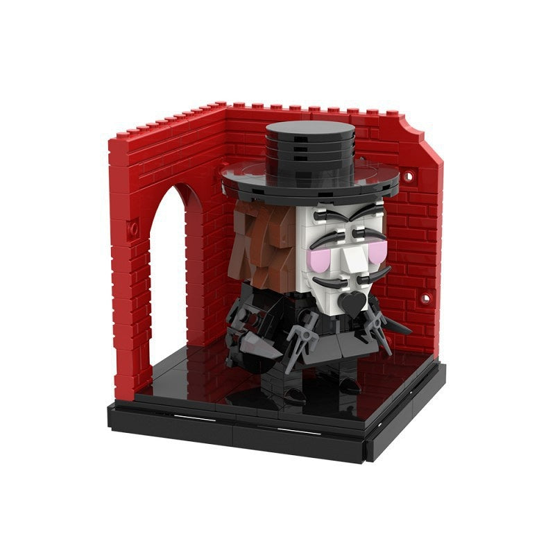 Masked Vigilante MOC Building Kit | Mysterious Character Figure Model - 4