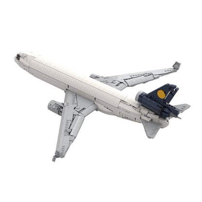 MD-11 Cargo Freighter MOC Building Kit | Trijet Aircraft Model - 1