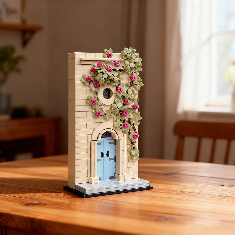 Mdina Blue Door Malta Building Kit | Compatible MOC - 2