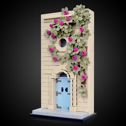Mdina Blue Door Malta Building Kit | Compatible MOC - 3